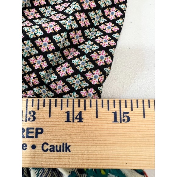 Umgee Women's Floral Boho Tiered Dress Green Red Blue Size S - Picture 8 of 10